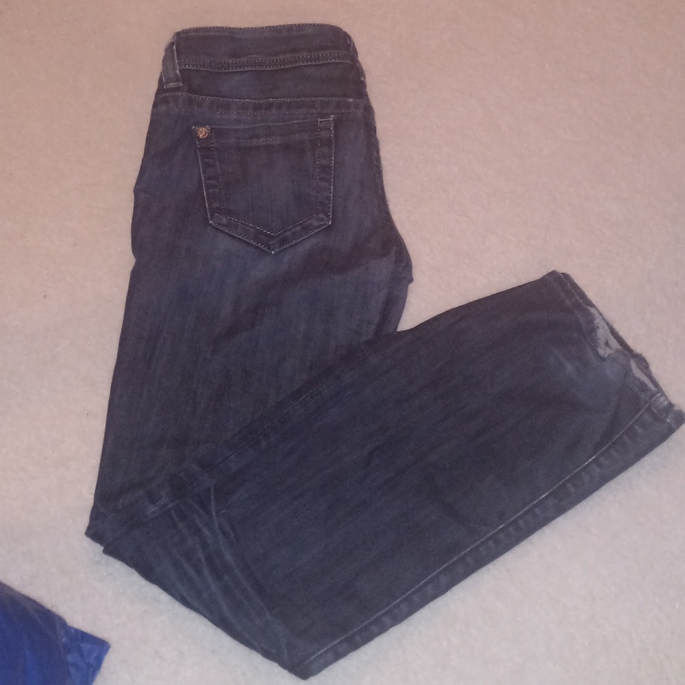 Guess Premium  Distressed  Boot Cut Stretch Jeans (27)